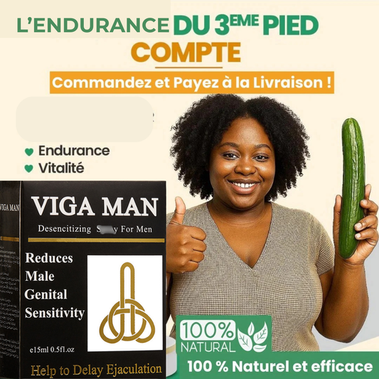 🔥LE VIGA MAN – Original – RÉSULTATS GARANTIS !🔥 Durez 4 fois plus longtemps !