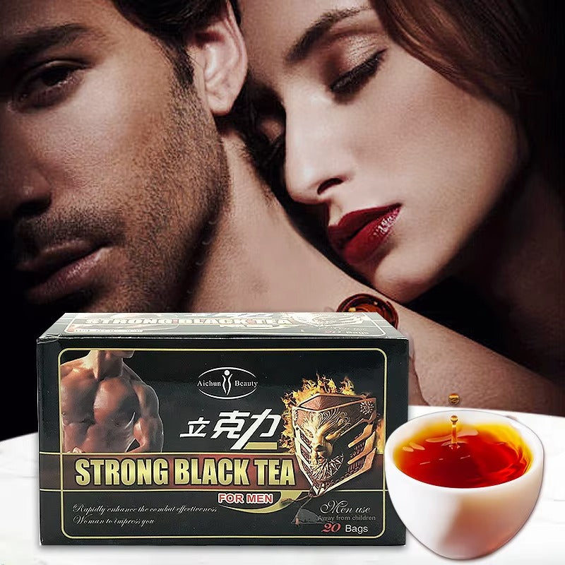 STRONG BLACK TEA™ – Le Thé Naturel pour Booster ta Virilité et ton Endurance au Lit