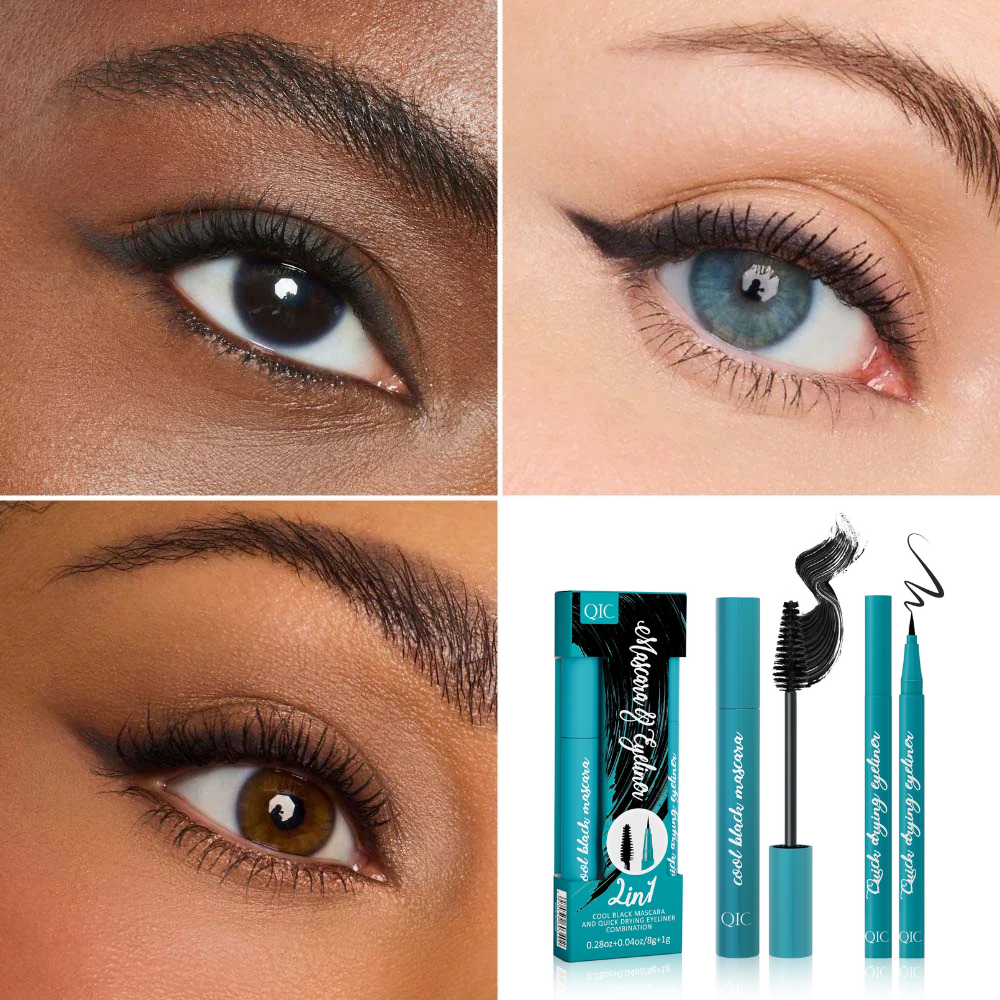 Kit 3 en 1 Lash Extension TUBING™ Mascara + Eyeliner + CRAYON À SOURCILS MICROBLADING ÉTANCHE 3D