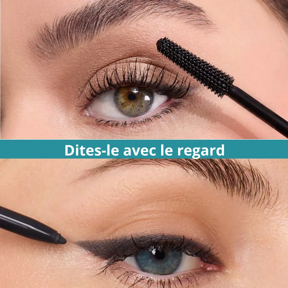 Kit 3 en 1 Lash Extension TUBING™ Mascara + Eyeliner + CRAYON À SOURCILS MICROBLADING ÉTANCHE 3D