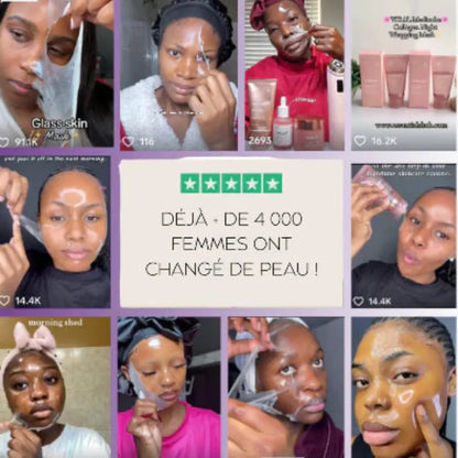 Masque de Nuit au Collagène - Une Peau Saine et Revitalisée !